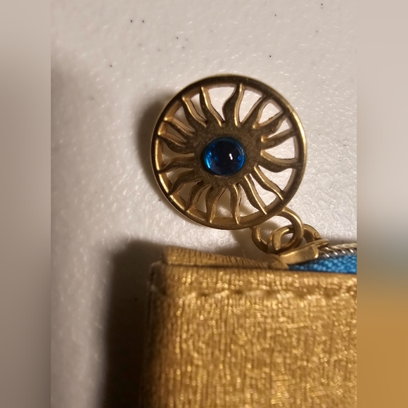 Gold makeup pouch case purse stay golden Ipsy positive Affirmations luxury - Picture 3 of 7